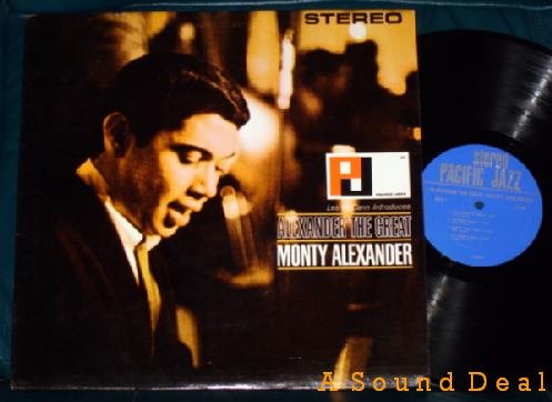 MONTY ALEXANDER the Great '65 Pacific Jazz LP OOP debut