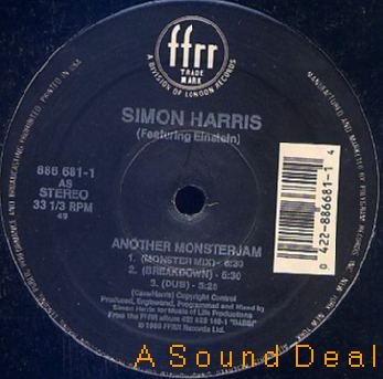 SIMON HARRIS '89 FFRR 12" ANOTHER MONSTER JAM BASS HOP