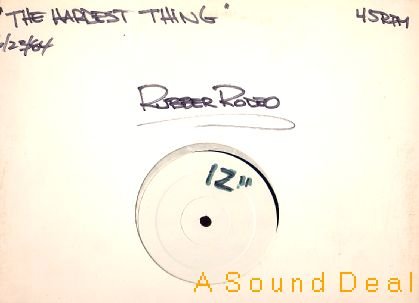 RUBBER RODEO '84 12" HARDEST THING COWPUNK TEST PRESS!
