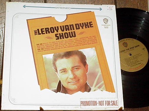 LEROY VAN DYKE SHOW RARE ORIGINAL '65 DJ STEREO LP