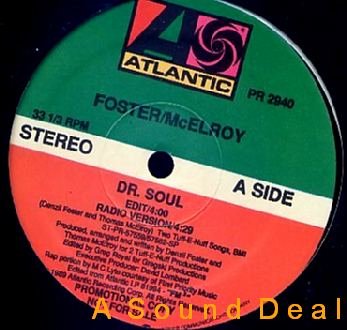 FOSTER & MCELROY MC LYTE HARD TO FIND'89 DR SOUL DJ 12"