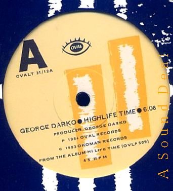 GEORGE DARKO HTF '84 UK 12" Highlife Time Ghana Guitar