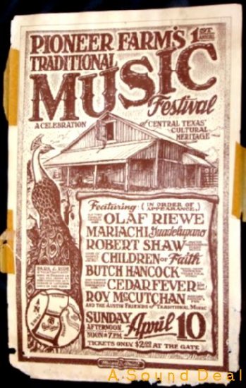 PIONEER FARM Trad'83 Poster BUTCH HANCOCK Micael Priest