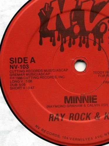 RAY ROCK & KC Minnie 12" oldskool '86 electro rap HEAR