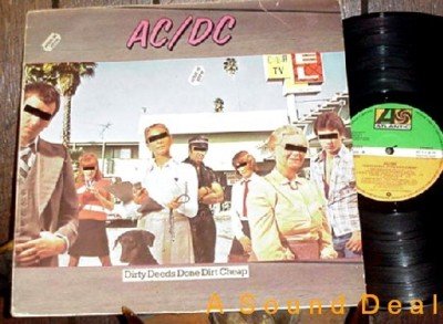 AC/DC Dirty Deeds Done Dirt Cheap LP SPANISH press RARE