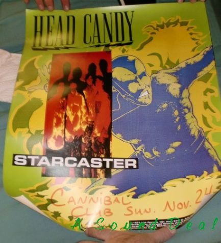 HEAD CANDY Starcaster'91 power pop Poster silver surfer