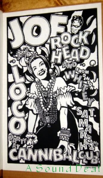JOE ROCKHEAD funk POSTER Bob Schneider CARMEN MIRANDA