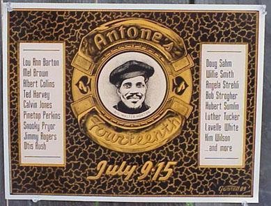 BIG WALTER HORTON Albert Collins Doug Sahm blues POSTER