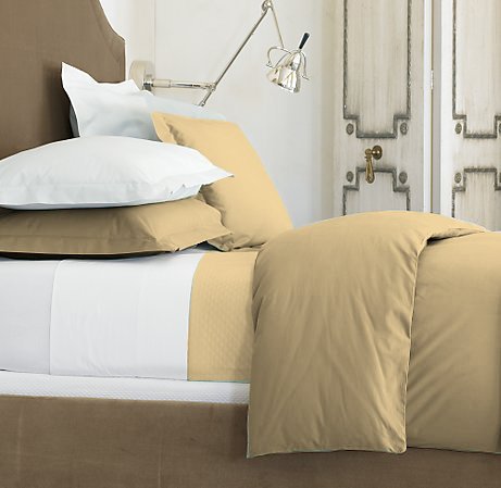 1500TC Queen Solid Beige EGYPTIAN COTTON 4PC SHEET SET