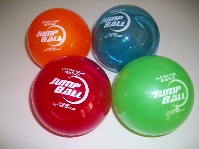 1 Sky Jump 4" Super Ball Comet Helium Bounce Bouncing High Bouncy