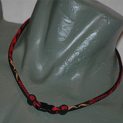 Phiten Titanium X30 FIREBALL necklace 22""