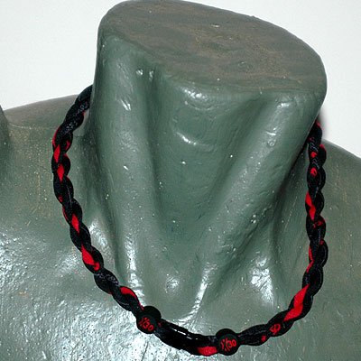 Phiten Titanium Tornado X30 x 2 Necklace Diamond Red x2 19""