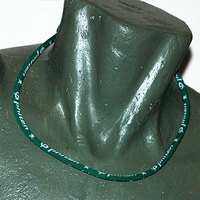 Phiten Titanium Necklace Green 18""