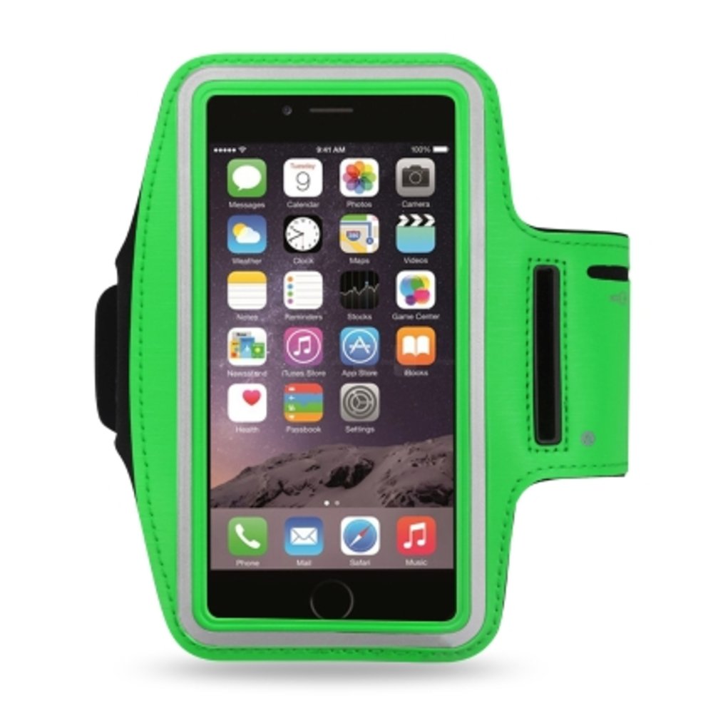 Reiko Sport Armband For Universal 4.7 Inch Devices Green