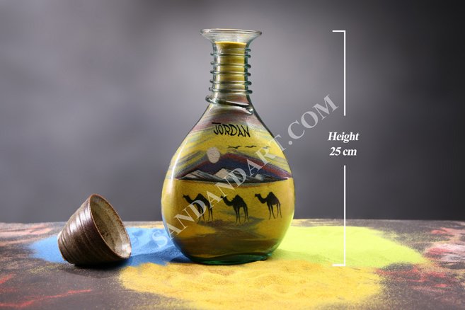 Sand Art Bottles -Large Wide 1