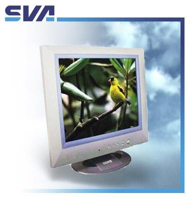 SVA 17 Inch Active Matrix TFT Flat Panel LCDMonitor