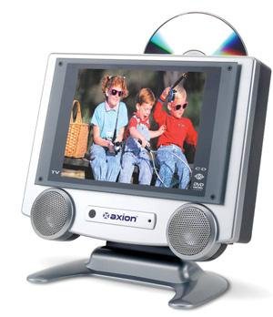 Axion AXN-7080 Bravo Series 8 INCH LCD TV-DVD Player Combo
