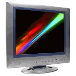 SVA TFT Flat Panel LCD Monitor with Speakers 17 Inch