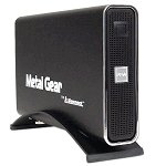 Metal Gear Box 3.5-inch USB 2.0 Aluminum External Case (Black)