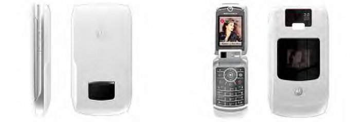 Motorola V3X White unlocked Gsm Cell Phone