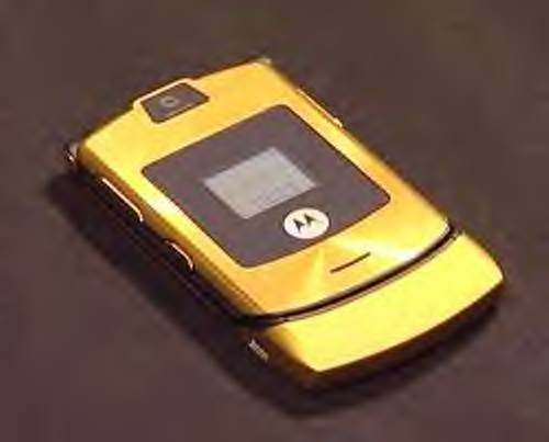 Gold D&G v3 unlocked motorola cell phone