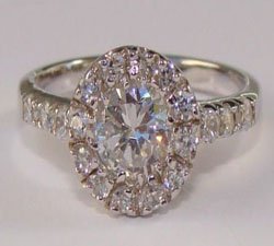 Round Clear CZ Sterling Silver Ring