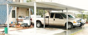 4 car carport kit, EZ one day to put it up. 36' x 20' HEAVY STEEL
