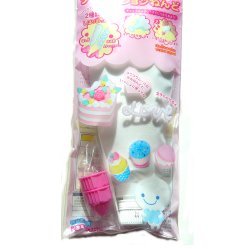 Whip white cream air dry modelling clay Japan Fuwa mousse cake top decoration