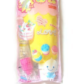 Whip yellow cream air dry modelling clay Japan Fuwa mousse cake top decoration