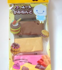 Air dry modelling chocolate brown Japan Fuwa mousse clay miniature cake dessert jewelry decoration