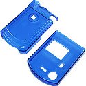 Pantech C300 Transparent Blue Shield Protector Case