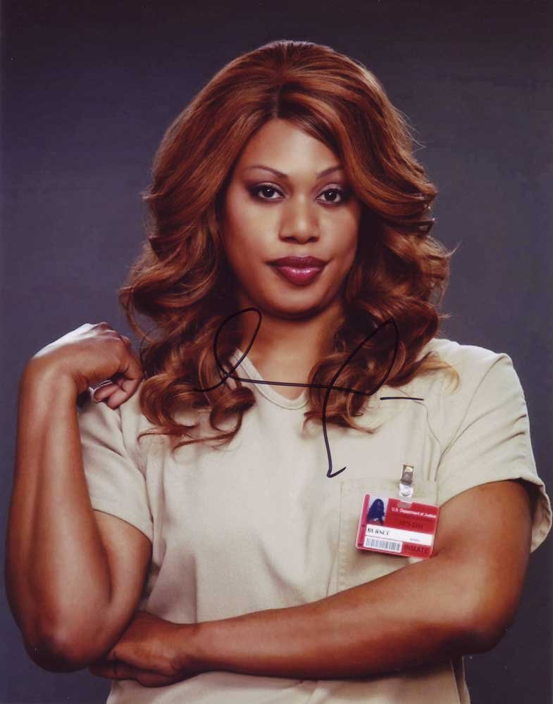 Laverne Cox in-person autographed photo