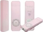 Pink Apple iPod Shuffle 1.0GB Pocket-Size Digital Music MP3 Player