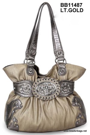 Light Gold Cross Handbag