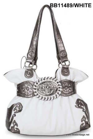 White Cross Handbag