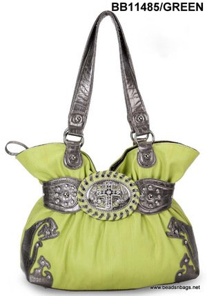 Lime Cross Handbag