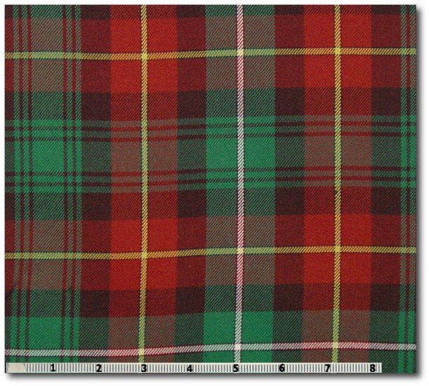 PRINCE EDWARD ISLAND provincial tartan fabric by the yard 65 polyester