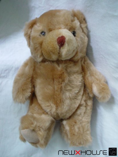 Little Happy Nice Cute Brown Teddy Bear Lovely Plush 8"