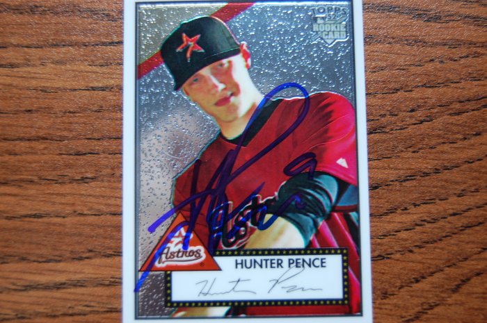 2007 Topps '52 Chrome Hunter Pence Autograph
