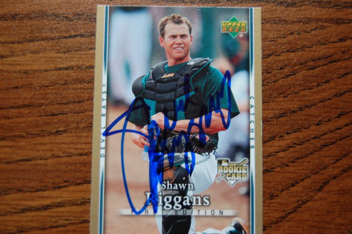 2007 Upper Deck First Edition Shawn Riggans Autograph