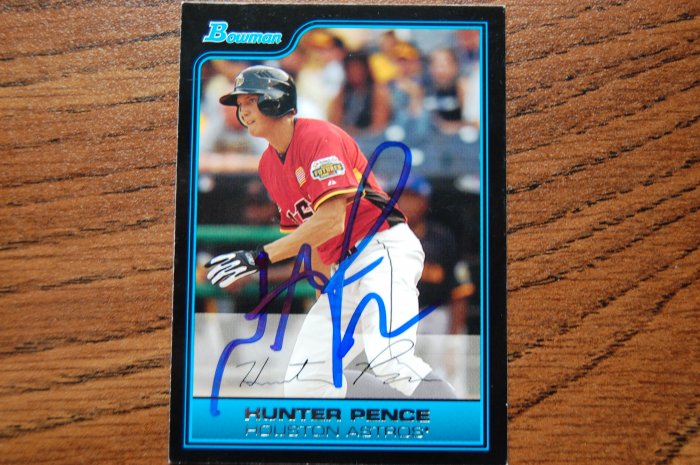 2006 Bowman Draft Picks and Prospects Hunter Pence Autograph