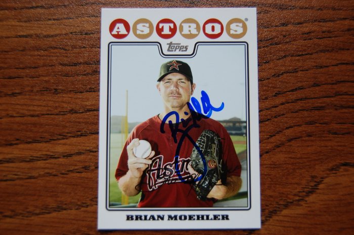 2008 Topps Update Brian Moehler Autograph