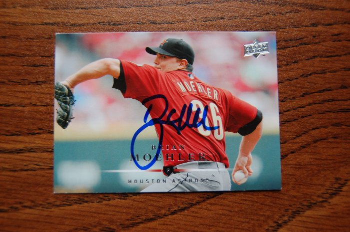 2008 Upper Deck Series 1 Brian Moehler Autograph