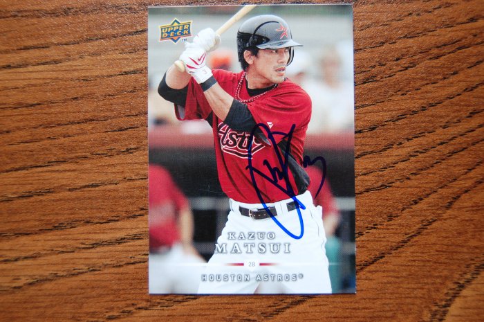 2008 Upper Deck First Edition Kazuo Matsui Autograph