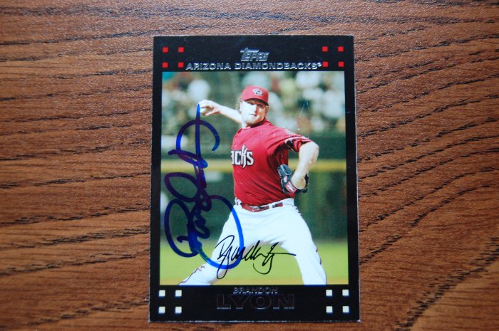 2007 Topps Update Brandon Lyon Autograph