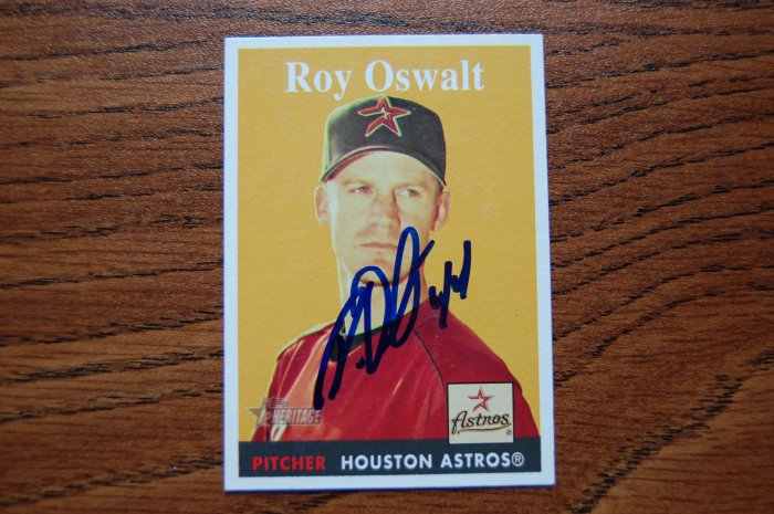 2006 Topps Heritage Roy Oswalt Autograph