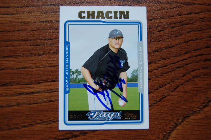 2005 Topps Update Gustavo Chacin Autograph