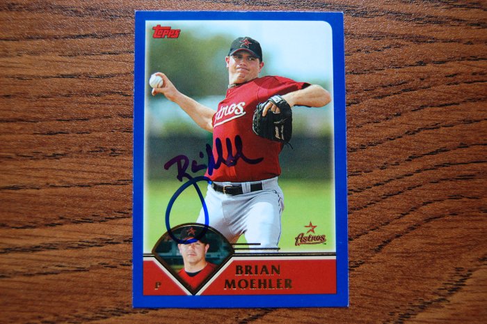 2003 Topps Series 2 Brian Moehler Autograph
