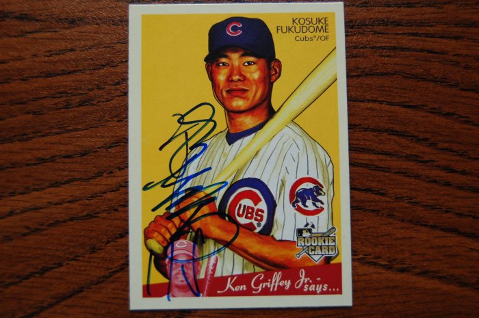 2008 Upper Deck Goudey Kosuke Fukudome Autograph