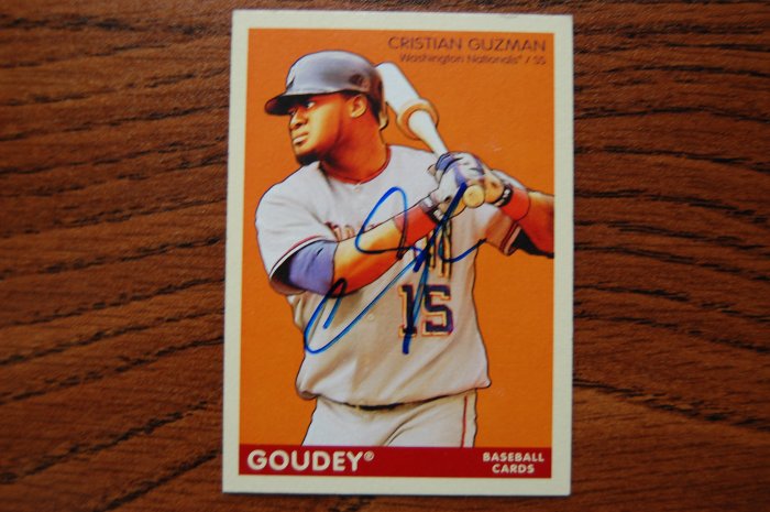 2009 Upper Deck Goudey Christian Guzman Autograph